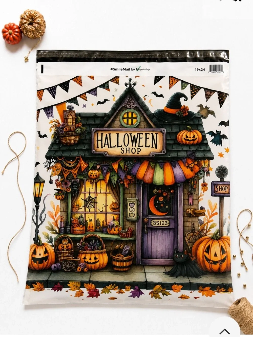 Halloween Shop Polymailers, 19x24, Pack of 25!